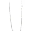 Pearl Pendant Chain Necklace