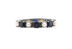 Pearl Stack Band Ring