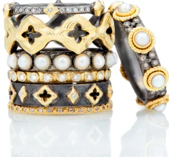 Pearl Stack Band Ring