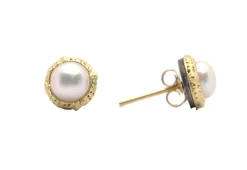 Pearl Stud Earrings