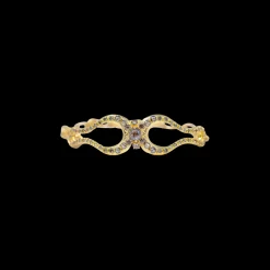 PNAL HORSESHOE LINK BRACELET WITH GREY DIAMONDS