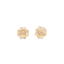 Pointed Halo Stud Earrings