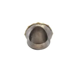 Pointed Round Hematite Cocktail Ring