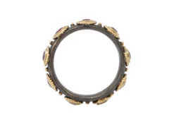 PURPLE GARNET STACK BAND RING