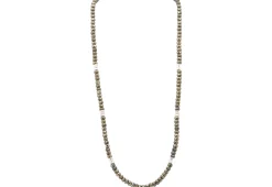 Pyrite Beaded Necklace