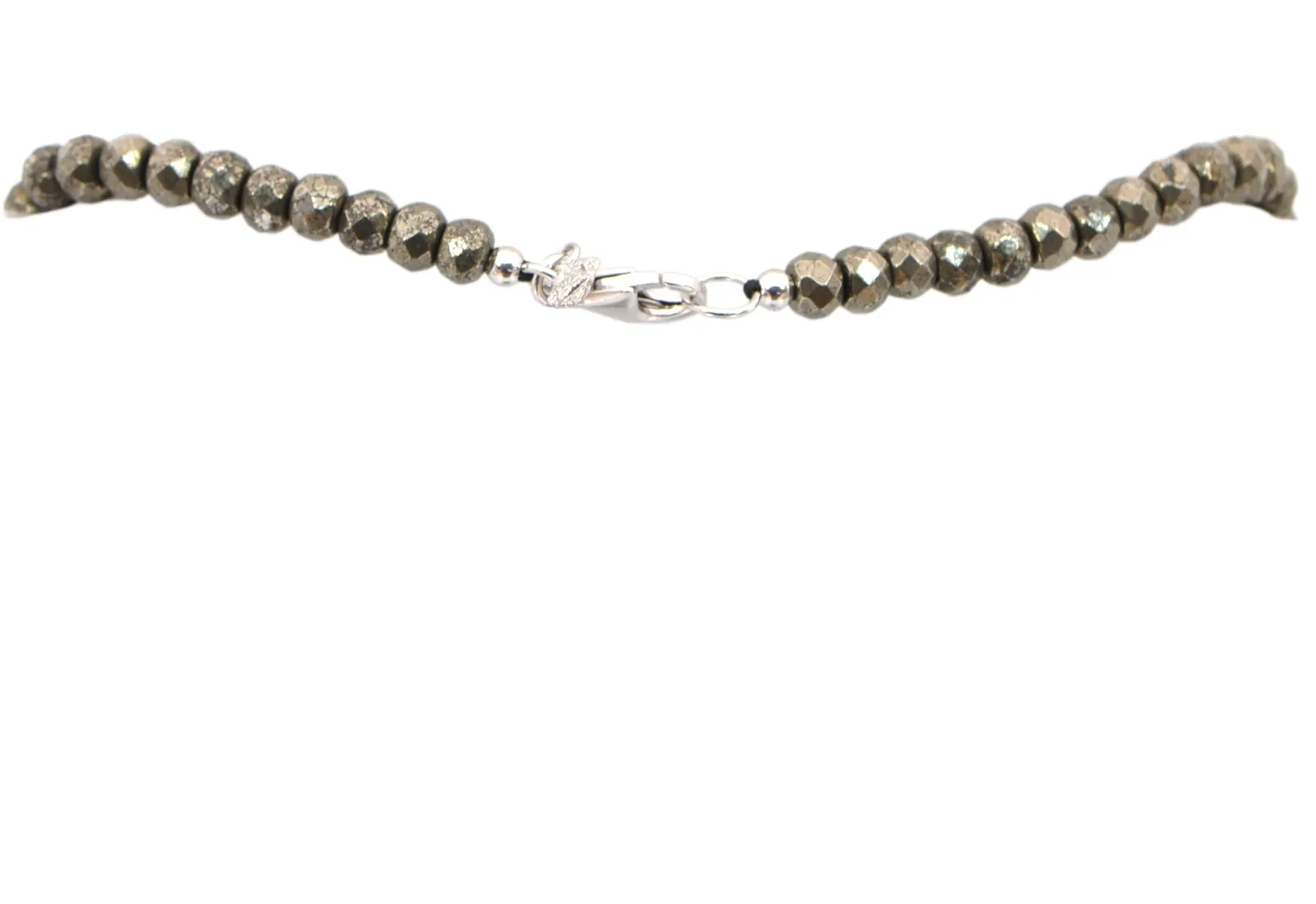 Pyrite Beaded Necklace