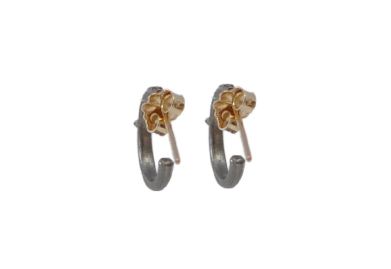 Red Garnets Huggie Earring