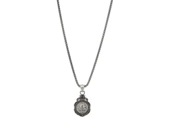24" ROUND CROSS SHAPE NECKLACE