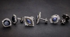 Round Hematite Cufflinks