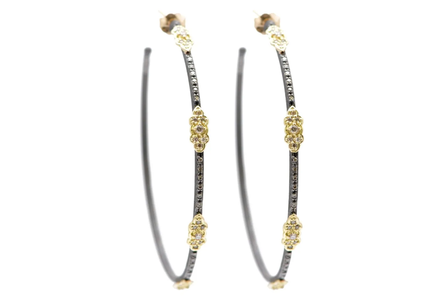 Scroll Hoop Earrings