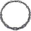 SCROLL LINK BRACELET WITH IOLITE