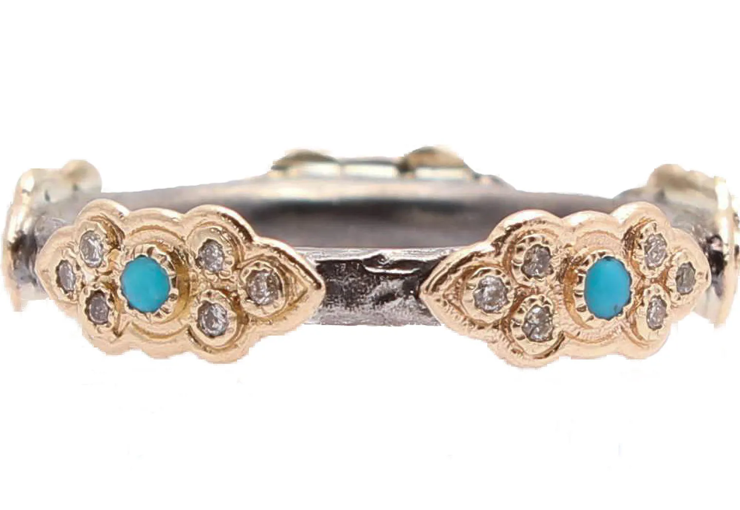 Scroll Stack Band Ring