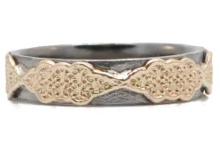 Scroll Stack Band Ring