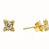 SCROLL STUD EARRINGS