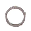 SEDUCTIVE POETRY ENAMEL PAPERCLIP CRIVELLI STACK RING