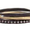 Set of 3 Triple Stack Band Rings