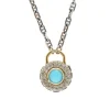 Shield Drop Necklace