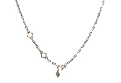 18" SHIELD PENDANT NECKLACE