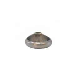 SIGNET RING WITH CUSHION EMERALD AND CRIVELLIS