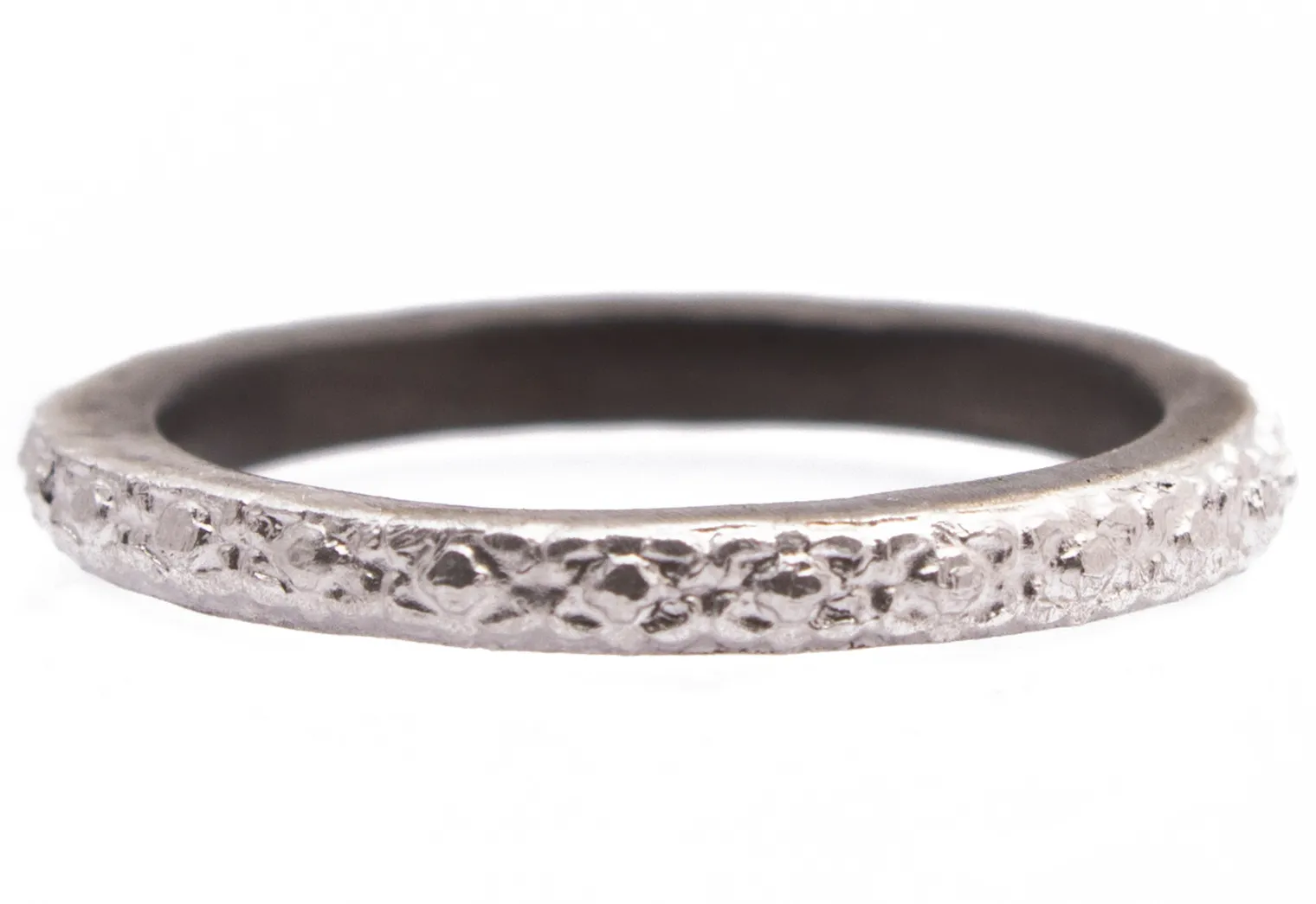 Sterling Silver Textured Stack Ring