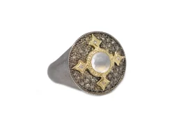 TURKISH CHALCEDONY SIGNET RING