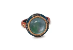 Two Colored Enamel Stack Ring