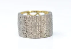 WIDE SCROLL STATEMENT RING