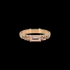 6X3 MORGANITE BAGUETTE STACK BAND