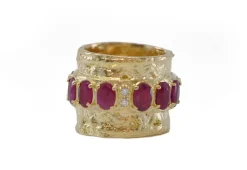 Yellow Gold Artifact Band Ring