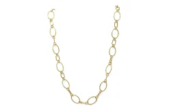 Yellow Gold Chain Link Necklace